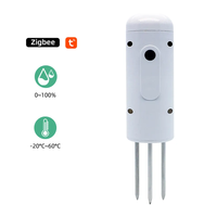 Capteur de surveillance ZigBee sans fil Capteur d'humidité et de température du sol Détecteur intelligent de surveillance du sol en temps réel