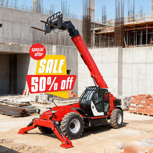 חם מכירה 4 טון טלסקופי 18 מ 'הרמת זרוע טלסקופית מיני מלגזה מלגזה - Product Image 2