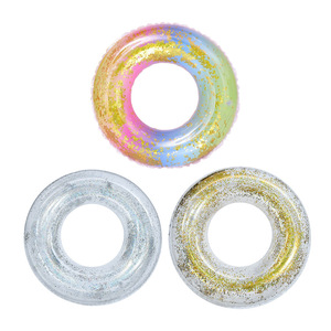 Bouée de natation gonflable épaissie avec flotteurs sous les aisselles et paillettes, pour la plage et la piscine, pour adultes et enfants, sports nautiques, en promotion, sûre, en stock - Product Image 1