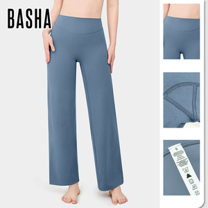 Quần Yoga ống đứng, cạp cao, nâng mông, thiết kế thoáng khí và ống rộng, lý tưởng cho việc tập luyện và thể dục của phụ nữ. - Product Image 3