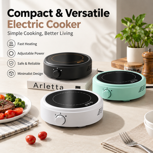 Mini Estufa Eléctrica de Cerámica Portátil, Hervidor de Agua para Té, Control por Perilla, Placa Calefactora, Uso Doméstico DJL01 - Product Image 5