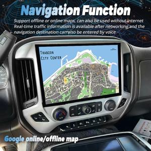 Reproductor Multimedia de Video con Pantalla Qled Android de 1920*1200 para Chevrolet Silverado GMC Sierra 2014-2018, Radio para Auto con CarPlay, Estéreo, GPS - Product Image 6