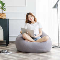 Canapés de salon de taille XXL Fauteuil pouf d'angle confortable Sitzsack Housses de chaise Pouf pouf pouf pouf pouf