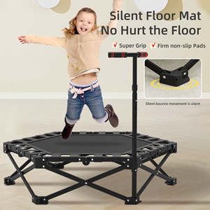 Gordon Oem Opvouwbare Fitness Trampoline Gratis Installatie Thuisgebruik-Groothandel Unisex Verstelbare Opvouwbare Trampoline Voor Volwassenen - Product Image 4