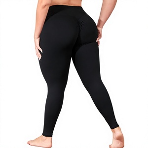 RuiNeng Plus Size Women's Leggings Thick Shapers Control Panties <b>Butt</b> <b>Enhancer</b> Buttocks High Waist Triangle Vintage - Product Image 3
