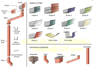 <span class=keywords><strong>Rainspout</strong></span> máng xối tạo thành máy kim loại nhôm Đồng máng xối làm Rolling <span class=keywords><strong>Machine</strong></span> - Product Image 6