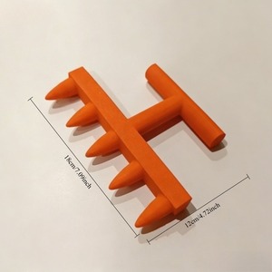 Outil <span class=keywords><strong>de</strong></span> plantation manuel personnalisé en PLA pour graines <span class=keywords><strong>de</strong></span> <span class=keywords><strong>jardin</strong></span>, imprimé en 3D, pour creuser des trous dans le sol pour légumes et fleurs - Product Image 4