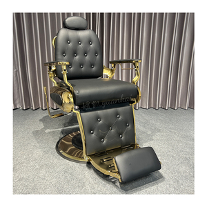 Cổ Điển Xách Tay Cắt Tóc Ghế Với Lớn Đầu Dầu Cạo Râu Ghế Cho Salon Sử Dụng Người Đàn Ông Của Tóc Salon - Product Image 5