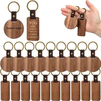 80 Pieces Wood Keychain Blanks Wooden Blank Keychains Unfinished Blanks  Wood Keychains Key Tag Blank Wooden Key Chain Keyring Keychain Bulk  Keychain