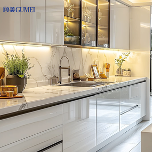 Full Set <strong>Kitchen</strong> Furniture Modern Style High End Custom Cabinet <strong>Kitchen</strong> for Apartment - Product Image 5