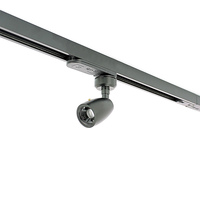 Spot LED sur rail moderne mini réglable 1,5W 3W RA>92 Anti-éblouissement Angle de faisceau étroit Dimmable Éclairage de vitrine