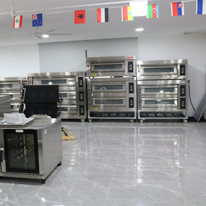Four à Sole Professionnel en Acier Inoxydable pour Boulangerie, Robuste, <span class=keywords><strong>3</strong></span> Étages, 6 Plaques, Gaz et Électrique - Product Image 4