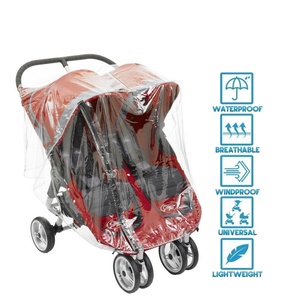 Xe Ba Bánh Cho Trẻ Em, Tấm Che Mưa Xe Đẩy Em Bé Phổ Thông Hai Bánh Ngoài Trời - Product Image 4