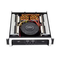 Amplifier gitar profesional dan untuk bass 4 saluran 800watt 2ohm 2u kelas h penguat daya
