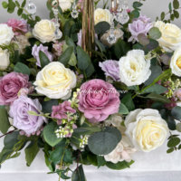 Centre de table DKB, fleurs artificielles, centre de table de mariage, décoration de mariage, petite composition décorative, couronne de fleurs