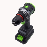 Nouvelle perceuse électrique sans balais au lithium rechargeable, perceuse à percussion à couple élevé, réversible, pour carrelage, bois, métal, double vitesse, variation continue