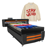 Máquina de impresión de camisetas de cama plana, nueva impresora DTG de ropa para telas de algodón