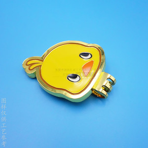 Custom <b>Iron</b> Golf Hat Clip With Cartoon Animal Design Magnetic Marker For Kids Unisex - Product Image 2