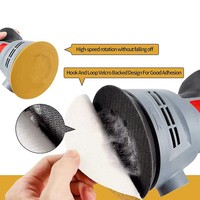 Disque abrasif en film pour ponçage et polissage automobile 150mm 15 trous HPE pour carrosserie