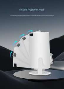 Mini Proyector 4K Inteligente Android 11, Cine en Casa, Compatible con 3D, Recargable, Lente Manual, Lámpara LED, Teléfono Móvil Integrado para Exteriores - Product Image 4