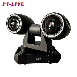 Feiyueyue Mini 350W Double Head RGB DJ Effect Light avec contrôle DMX512 pour Fête, Club, Mariage, Discothèque, Événement, Spectacle, Nuit - Product Image 4