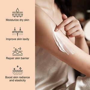 OEM ODM Hữu Cơ Vegan Đa Dầu Cơ Thể Bơ Shea Bơ Kem Cơ Thể Làm Trắng Chống Nhăn Da Khô Giữ Ẩm Nuôi Dưỡng - Product Image 3