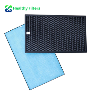 อะไหล่ไส้กรอง HEPA และถ่านกัมมันต์ H13ใช้ได้กับเครื่องฟอกอากาศใน FZ-C100HFU ที่คมชัด KC-A51R-W KC-850U KC-A50EUW - Product Image 6