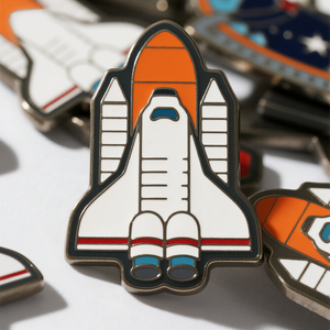 Juego de pines esmaltados del transbordador espacial | Insignia de <span class=keywords><strong>misi</strong></span>ón espacial coleccionable Proveedor OEM - Product Image 4