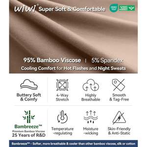 Pantalons Palazzo à Jambes Larges pour Femmes en Vente en Gros, Viscose Bambou, Pantalons de Yoga, Tailles S-XXL - Product Image 5