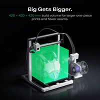 Creality Ender 3 V3 Mega Printer 3D Besar 420x420x420mm Skala Industri 85A Bahan Fleksibel TPU