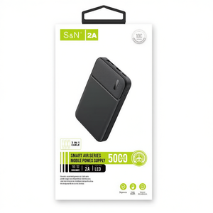 Banco de Energía S&N de 5000 mAh 2A con Indicador LED, Solución de Carga Móvil - Product Image 3