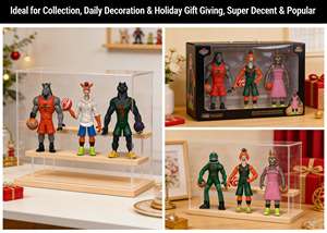 Figuras de Anime de la Película Treasure Trove <span class=keywords><strong>Miracle</strong></span> Dream Team GOAT: Figuras de Goat Will, Giraffe, Rhino, Jete Doll - Product Image 5