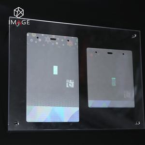 Sparkle Clear Custom Holographic Heatl Bolsas laminadoras - Product Image 5