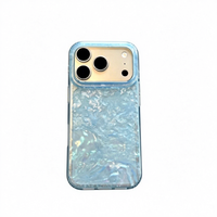 Coque de téléphone anti-chute simple à double couche et motif uni pour iPhone 15/16/17 PRO MAX