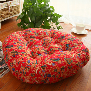 Cuscino Rotondo Vintage con Stampa Etnica Tribale 45*45cm, Tappetino per Sedia, Cuscino Spesso da Pavimento per Arredamento Caffè e Appartamenti - Product Image 6