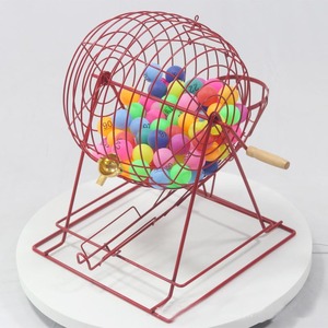 Juego de <span class=keywords><strong>Bingo</strong></span> Metálico Giratorio Automático con Jaula para 75, 90 o 100 Bolas, de Uso <span class=keywords><strong>Universal</strong></span> - Product Image 1