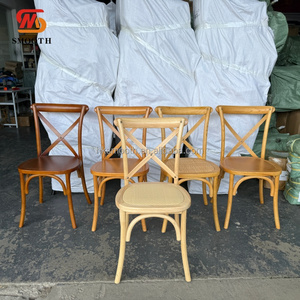 SMOOTH Wooden <b>Stackable</b> Banquet Party Event Furniture X Back <b>Dining</b> <b>Chairs</b> Cross Back <b>Chairs</b> for Wedding <b>Chairs</b> - Product Image 1