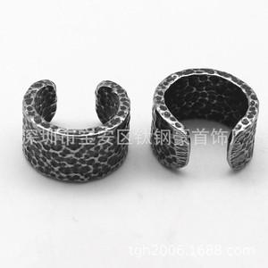 yunnique Fashion Cuff <b>Earrings</b> Tibetan Silver Geometric Open Design Party Jewelry for Men Women - Product Image 2
