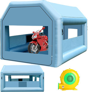 Phòng sơn bơm hơi di động, phòng phun sơn bơm hơi, lều sơn xe hơi lớn - Product Image 3