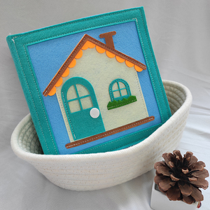 ของเล่นเสริมพัฒนาการเด็กเล็ก หนังสือผ้า DIY หนังสือเรียนรู้แบบอินเทอร์แอคทีฟ 3 มิติ หนังสือผ้าสักหลาดแบบมอนเตสซอรี่ สำหรับเด็กวัยเตาะแตะ - Product Image 3