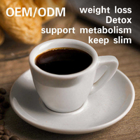 Complément alimentaire de perte de poids de haute qualité OEM/ODM, café minceur, coupe-faim, café détox vegan pour la gestion du poids