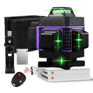 <span class=keywords><strong>Nivel</strong></span> láser, herramienta de nivelación de 16 líneas, Línea Verde, rotativa 4D, nivelado automático, 360, Horizontal y Vertical, nivelador de pared superpotente - Product Image 2