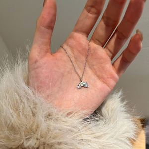 Dylam Dainty Charm S925 Silver Link <b>Chain</b> 5A Cubic Zirconia LGBT Rainbow Pendant Necklace for Women Men Jewelry Jewellery - Product Image 6