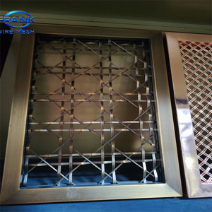 Panel de Malla Metálica Decorativa, Malla Metálica de Acero Inoxidable Bronce para División Interior y Biombo, Panel de Techo - Product Image 6