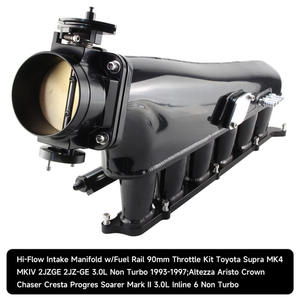 Collettore di Aspirazione Billet per 2JZ-GE All'ingrosso Disponibile con 6 Iniettori Grezzo DBC 90MM Condizione Nuovo - Product Image 3