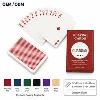 Cartes à Jouer Guandan Personnalisées OEM/ODM - Boîte Cadeau de Poker en Papier Noir Allemand Écologique et Durable avec Logo Personnalisé CMYK 4 Couleurs