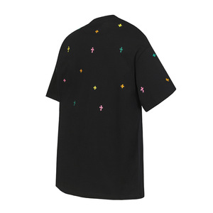 Nouveau T-shirt unisexe à manches courtes 2026 CH Chrome Horse Hoof avec broderie lourde en sanskrit, logo croix coloré et motif, style streetwear - Product Image 3