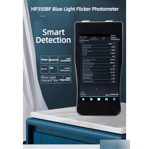 NAPUI HP350BF Photomètre de lumière bleue anti-scintillement, mesureur d'éclairement spectral pour le <span class=keywords><strong>test</strong></span> des éclairages LED - Product Image 2