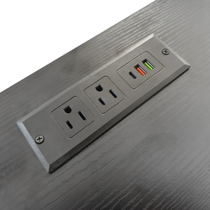 Table de <span class=keywords><strong>chevet</strong></span> avec tiroir réglable, table d'appoint à plusieurs niveaux avec station de charge pour salon et chambre à coucher - Product Image 3