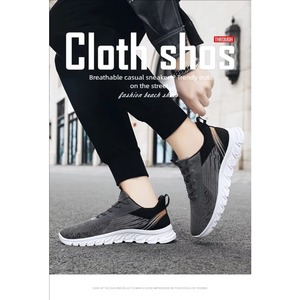Chaussures de sport pour hommes haut de gamme, légères, tendance, respirantes, avec semelle en caoutchouc confortable pour la course à pied - Product Image 6